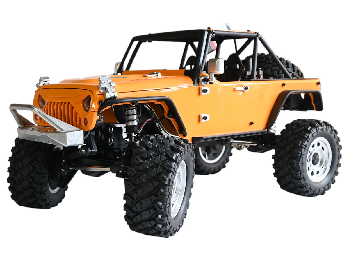 Радиоуправляемый краулер MJX Hyper Go H12Y+ (желтый) FOC Brushless 4WD 2.4G LED 1/12 RTR